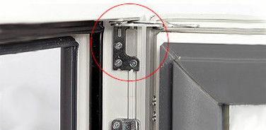 Ukryte zawiasy w oknach Drutex Nowogard